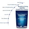 NAKPRO Skimmed Milk Powder, 500g | Derived from Cow Milk, 100% Pure & Natural | Sugar Free & No Added Preservatives | Perfect for Tea & Coffee for Everyday Use | NABL Lab tested for Purity view 4