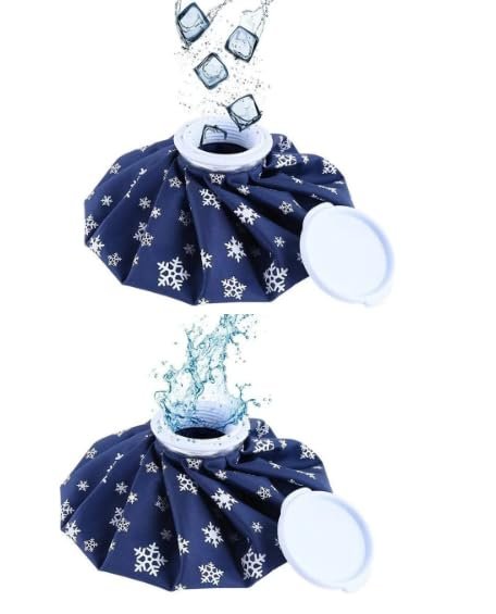 Auraaq Ice Bag Hot Water Bag For Pain Relief, Hot & Cold Packs (Pack of 2 Multicolor) 9 inch