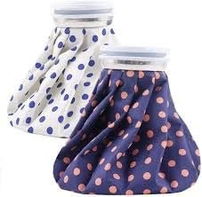 Auraaq Reusable Hot and Cold Ice Pack for Pain Relief | Cold Ice Pack for Shoulders, Knee, Back, Neck Pain| Pack of 2 Multicolor 6 inch