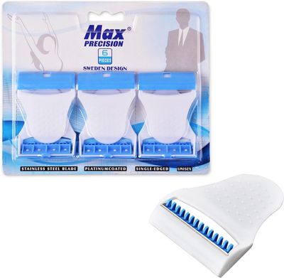 BBD kitchen shop Max Disposable Blades Body and Private Parts hair Shaving Razor for Women & Men Blades(Pack of 6 * 2=12)