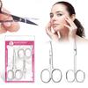 Majestique Professional Cuticle Scissors Use as Fingernails, Shaving Scissors, Moustache, Beard, Eyebrow Scissors Toenails Sharp Cuticle Scissors Manicure Small Scissor for Men and Women (2Pcs) view 1