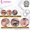 Majestique Professional Cuticle Scissors Use as Fingernails, Shaving Scissors, Moustache, Beard, Eyebrow Scissors Toenails Sharp Cuticle Scissors Manicure Small Scissor for Men and Women (2Pcs) view 2