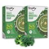 Simplify Foods Spinach & Broccoli Instant Soup | Made with 34% Real Spinach &19% Broccoli | Pack of 2 (Each Makes 500ml) | Just Add Hot Water | No Cooking Required | Clean Label | 0% Additives or Preservatives view 1
