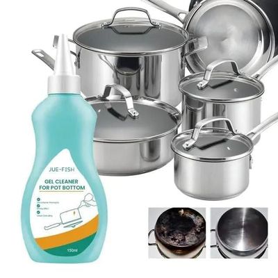 Vichip Magic Gel Cleaner for Pots and Pans, 150ml Gel for Stainless Steel Pot Cleaner, Wash Pot Gel Cookware Blackening Agent Burnt Iron Pot Bottom (Pack of 1)