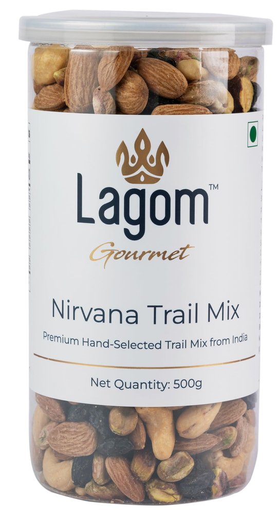 Lagom Gourmet Nirvana Trail Mix 500g | Premium Dry Fruit & Nut Mix | Dry Roasted | No Added Sugar | Vegan | Gluten Free | Seedless Raisins, Almonds, Cashews, Pistachios