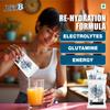 XLR8 Electrolytes Hydration Powder Isotonic Instant Energy Drink Mix with Sodium, Potassium & Magnesium (15 x 20g, Orange) view 2