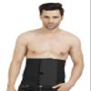 Abdominal Shapewear | MODERATE COMPRESSION | VELCRO Closure | Support for Post-Cesarean, Postpartum, and Abdominal Liposuction | Umbilical and Abdominal Hernia (Black, L) view 1