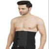 Abdominal Shapewear | MODERATE COMPRESSION | VELCRO Closure | Support for Post-Cesarean, Postpartum, and Abdominal Liposuction | Umbilical and Abdominal Hernia (Black, L) view 2