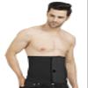 Abdominal Shapewear | MODERATE COMPRESSION | VELCRO Closure | Support for Post-Cesarean, Postpartum, and Abdominal Liposuction | Umbilical and Abdominal Hernia (Black, L) view 3