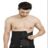 Abdominal Shapewear | MODERATE COMPRESSION | VELCRO Closure | Support for Post-Cesarean, Postpartum, and Abdominal Liposuction | Umbilical and Abdominal Hernia (Black, L) view 4