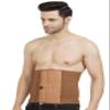 Abdominal Shapewear | HIGH COMPRESSION | VELCRO Closure | Support for Post-Cesarean, Postpartum, and Abdominal Liposuction | Umbilical and Abdominal Hernia (Brown, L) view 2