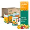 Naturo Tropical Fun Pouch Dispenser Jumbo Box | Pack of 5 (12 Pouches x 6 Fruit Bars Per Box) | Tropical Fun Gift Box | Fruit Lovers Pack | Birthday Party Sweets | Festival Box view 4