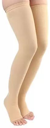 CLINICA CARE Cotton Medical Compression Stockings for Varicose Veins Class 2 Knee Length for men and women| Stockings for women | Stockings -Thigh Length(CC-Stockings-1-S)
