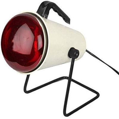 MEDSOR IMPEX Electric Infrared Lamp/Heat Therapy Lamp for Pain Relief - Table Lamp - White