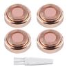 GABANIZ Unisex Facial Hair Remover Heads, Rose Gold Electronic Shaver Head Cutter with 18K Gold-Plated Blade Cover for Face, Leg, Armpit, Back. view 2