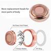 GABANIZ Unisex Facial Hair Remover Heads, Rose Gold Electronic Shaver Head Cutter with 18K Gold-Plated Blade Cover for Face, Leg, Armpit, Back. view 3