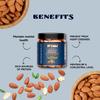 100% pure and helthy california almonds, rich in protein, Real Nuts, High in Fiber, Magnesium (200g, super almonds) view 2