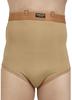 Dermapress High Waisted Abdomen Shapewear for Men | Moderate Compression | Cotton Fabric | Unisex | Tummy Tucker | Waist Slimmer | Abdomen and Waist Compression Panty (Beige, 4XL) view 1