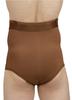 Dermapress High Waisted Abdomen Shapewear for Men | Moderate Compression | Cotton Fabric | Unisex | Tummy Tucker | Waist Slimmer | Abdomen and Waist Compression Panty (Brown, 5XL) view 2