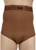 Dermapress High Waisted Abdomen Shapewear for Men | Moderate Compression | Cotton Fabric | Unisex | Tummy Tucker | Waist Slimmer | Abdomen and Waist Compression Panty (Brown, L) view 1