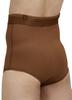 Dermapress High Waisted Abdomen Shapewear for Men | Moderate Compression | Cotton Fabric | Unisex | Tummy Tucker | Waist Slimmer | Abdomen and Waist Compression Panty (Brown, L) view 4