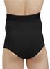 Dermapress High Waisted Abdomen Shapewear for Men | Moderate Compression | Cotton Fabric | Unisex | Tummy Tucker | Waist Slimmer | Abdomen and Waist Compression Panty (Black, 4XL) view 2