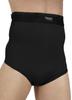 Dermapress High Waisted Abdomen Shapewear for Men | Moderate Compression | Cotton Fabric | Unisex | Tummy Tucker | Waist Slimmer | Abdomen and Waist Compression Panty (Black, 4XL) view 3