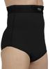 Dermapress High Waisted Abdomen Shapewear for Men | Moderate Compression | Cotton Fabric | Unisex | Tummy Tucker | Waist Slimmer | Abdomen and Waist Compression Panty (Black, 4XL) view 4
