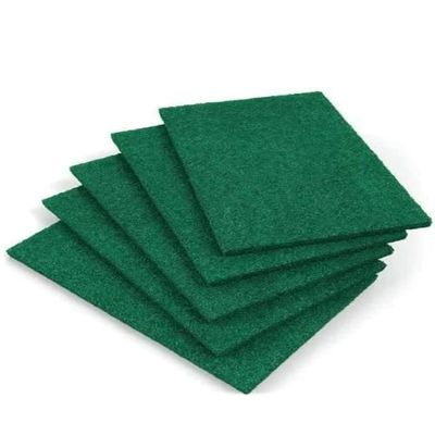 ARPANA BRIGHT Utensil Scrubber Green Pad Big - Pack of 5 (10x15 Cm)
