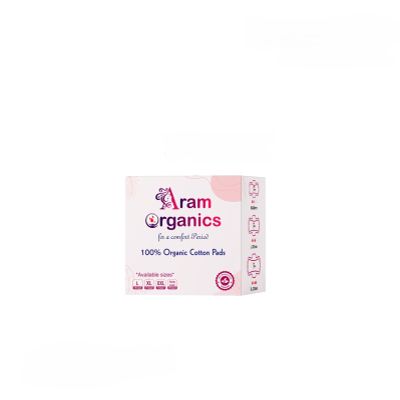 Aram Organics sanitary napkin FIRST TRY THEN BUY our trail pack for once