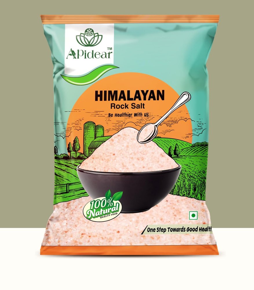 Apidear Himalayan Pink Rock Salt Crystals  100% Natural, Mineral-Rich Gourmet Salt  Pure & Unrefined for Cooking, Bath Soaks & Wellness  Vegan, Gluten-Free (500g)