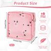Aiyorse 2 Pcs Sanitary Napkin Storage Bag, Portable Reusable Period Bag Women Tampon Pouchs Menstrual Pad Bag Nursing Pad Holder with Zipper Period Kit Bag for Women Teen Girls Feminine Care view 2