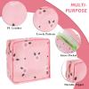 2 Pcs Sanitary Napkin Storage Bag, Portable Reusable Period Bag Women Tampon Pouchs Menstrual Pad Bag Nursing Pad Holder with Zipper Period Kit Bag for Women Teen Girls Feminine Care view 3