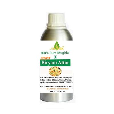 AHAVIK Mughlai Meetha Attar For Biryani, Polao, Pulao, Mughlai Mitha Essence Biriyani Used in Sweet & Rices Dishes (100 ML, Biryani Attar)