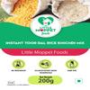 Little Moppet Foods  Instant Toordal Rice Khichdi Mix 200g | No Additives and Preservatives | Free from Added Salt and Sugar | Made with Rice and Toordal view 3