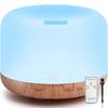 500ml Aromatherapy Essential Oil Diffuser Ultrasonic Air Humidifier with 4 Timer Settings 7 LED Color Changing Lamps, 10 Hours Continuous Mist Mode Running - AUTO Shut Off view 1