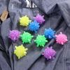 YTANYZ Laundry Scrubbing Balls for Washing Machine Silicone Dryer Balls Solid Colorful Soft Plastic Anti-Winding Decontamination Lint Protects Clothes Machine 50 Reusable Tangle-Free (Pack of 50) view 2