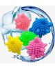 YTANYZ Laundry Scrubbing Balls for Washing Machine Silicone Dryer Balls Solid Colorful Soft Plastic Anti-Winding Decontamination Lint Protects Clothes Machine 50 Reusable Tangle-Free (Pack of 50) view 3