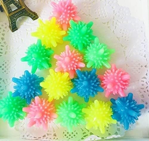 YTANYZ Laundry Scrubbing Balls for Washing Machine Silicone Dryer Balls Solid Colorful Soft Plastic Anti-Winding Decontamination Lint Protects Clothes Machine 10 Reusable Tangle-Free (Pack of 10)