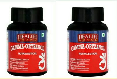 Health Guard Gamma Oryzanol Capsule(2x60 Count) By RCM Pack of 2