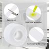 1 Roll Sweat Pads Collar Protectors for Mens Shirts and Hats, Self-Adhesive Invisible Liner Tape, White Shirt Neck Protector, 8 Miter Roll, Pack of 1 view 3