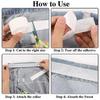 1 Roll Sweat Pads Collar Protectors for Mens Shirts and Hats, Self-Adhesive Invisible Liner Tape, White Shirt Neck Protector, 8 Miter Roll, Pack of 1 view 4