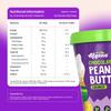 ALPINO Chocolate Peanut Butter Crunch 200g - Roasted Peanuts, Chocolate Paste, Brown Sugar & Sea Salt - 24g Protein, Vegan  Plant Based Peanut Butter Crunchy view 2