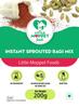 Little Moppet Foods  Instant Sprouted Ragi Mix 200g | No Additives and Preservatives | Free from Added Salt and Sugar | Mixture of Sprouted Ragi and Roasted Gram view 3