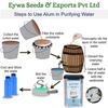 Organic Fitkari (Alum) Powder 600gm In Attractive Airtite Plastic Storage Containers By Eywa view 4