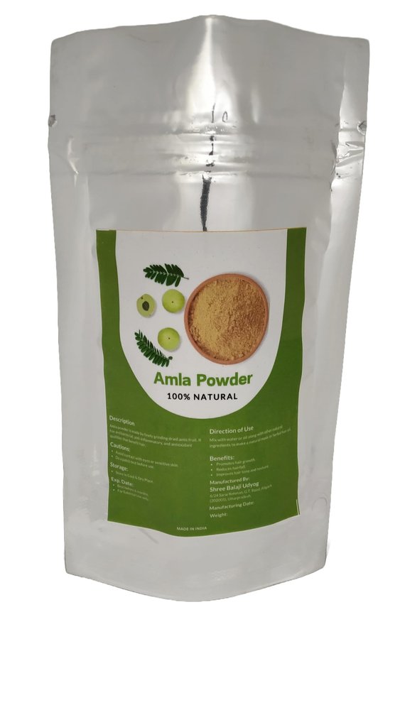 100% Natural and Organic Amla Powder for Men and Women, No Added Preservatives, Chemicals, Fertilizers