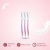 Nivve Reusable Face Razor for Women Facial Hair- 6 Razors | Instant & Painless Hair Removal | For Eyebrows, Upper Lip, Forehead, Peach Fuzz, Chin and Sideburns (Pack of 2) view 3