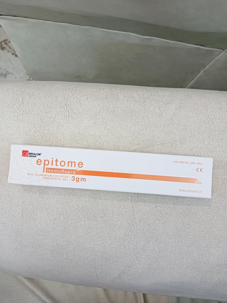 Brulon Epitome hemostal gel 3gm stop bleeding and gum retraction gel dental use