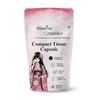 ManHar Organics Compact Tissue Capsule | Expands with Water, Easy to Carry | Outdoor Travel Portable Compressed Tissue (White, Medium) view 1