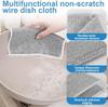 Decor Dazzle Multipurpose Wire Dishcloth for Wet/Dry Dishwashing - Stainless Steel Scrubber - Non-Scratch Wire Dishcloth for Wet/Dry Dishwashing- Pack of 5 view 2